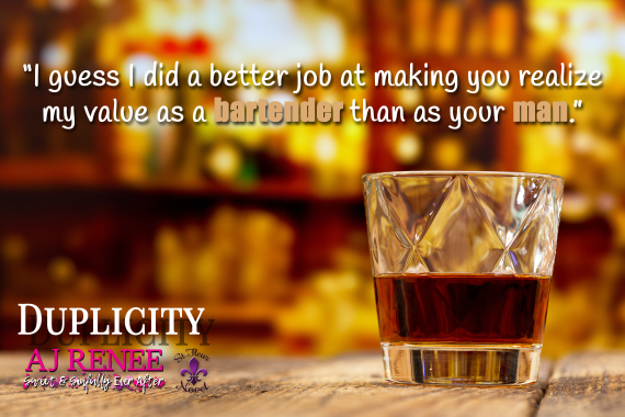 Duplicity Teaser Whiskey